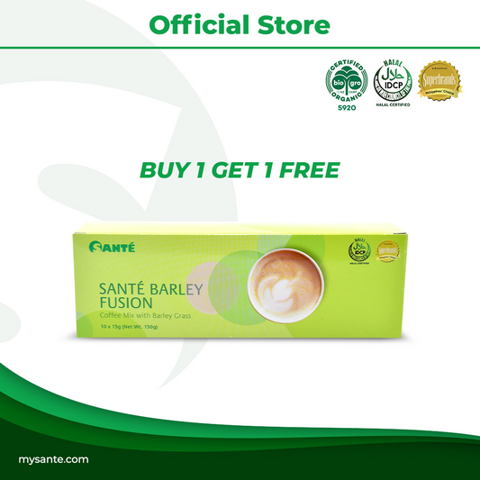 BOGO Pack: Santé Fusion Coffee (15 gms x 10 sachets) - 2 units